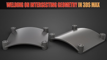 Topology Hard Surface: Topology of a Welding On Intersecting Curve Geometry In 3ds Max || N°_133