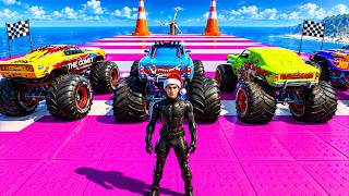 MONSTER TRUCKS vs CRAZY TRACK! 🚛💥 Who Will Win?