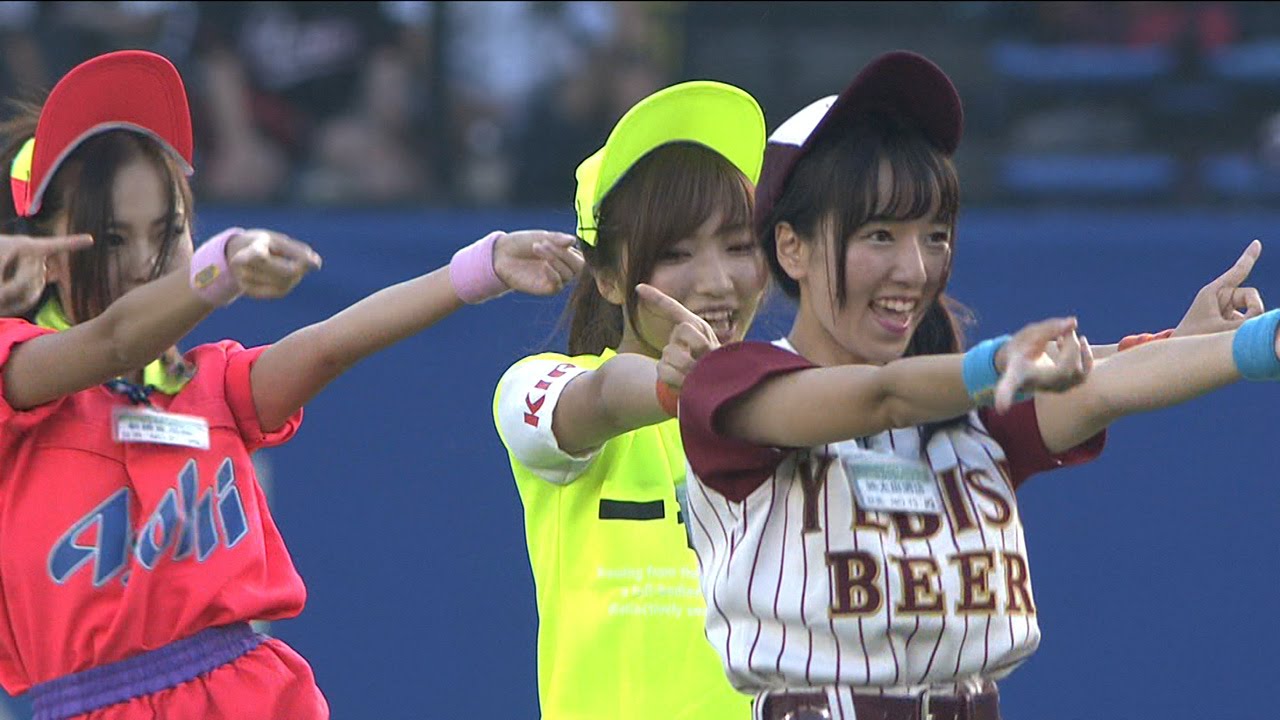 プロ野球パ】「カンパイガールズ」デビュー曲お披露目!! 歌の披露後に