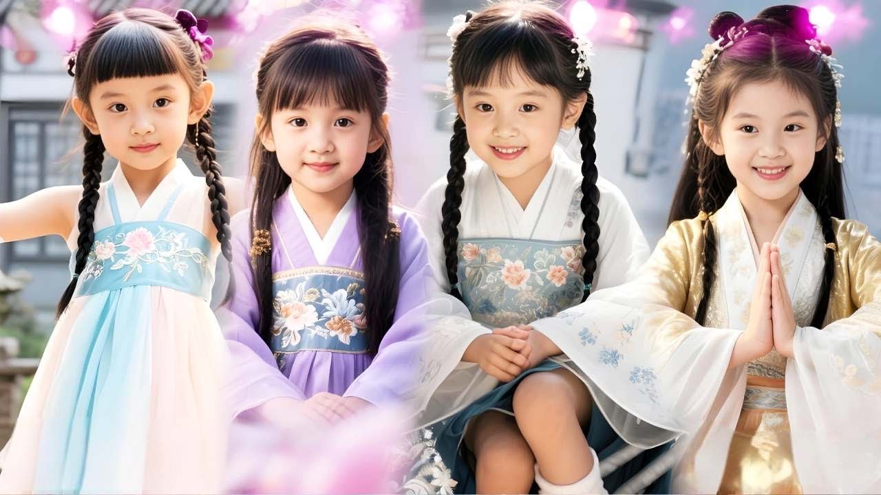 Six ans plus tard, quatre adorables enfants ont bloqué la porte pour réclamer leurs proches.