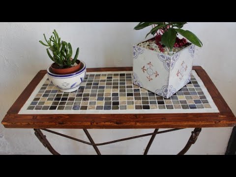 Video: Mosaico Da Tavolo