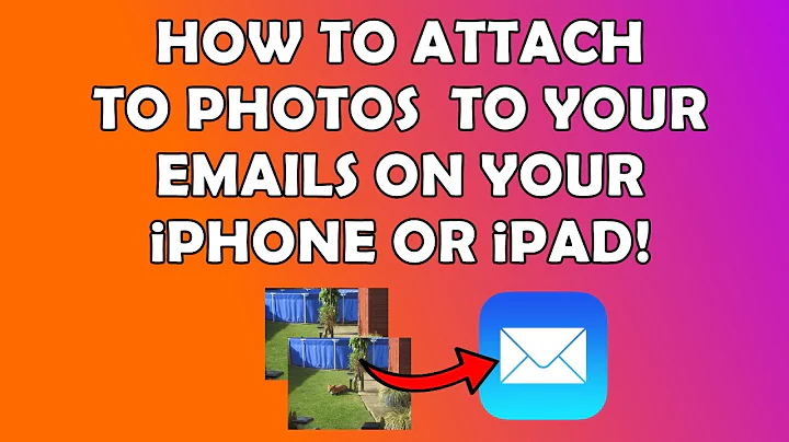 📧 How To Send An Email with a Picture Attached on your iPhone or iPad 📧