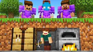 Minecraft Manhunt, But I'm Secretly TINY...