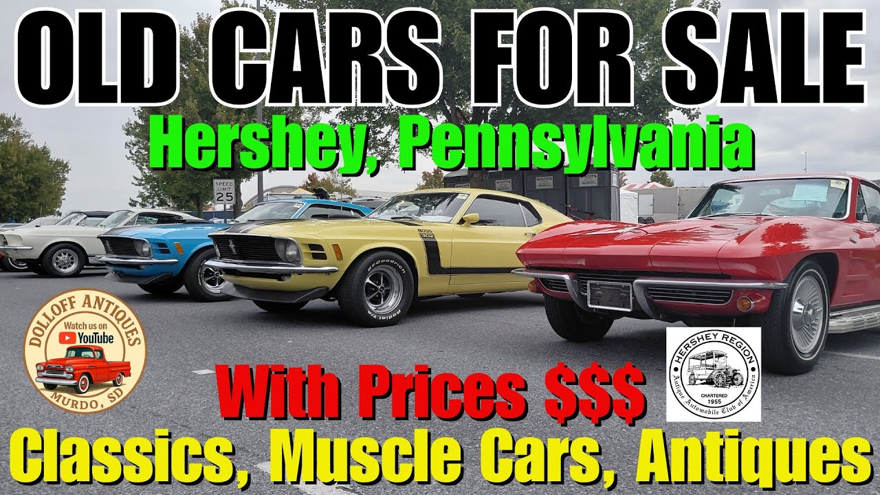 Tons of Old Cars For Sale | AACA Fall Meet Car Corral Hershey, PA 2025