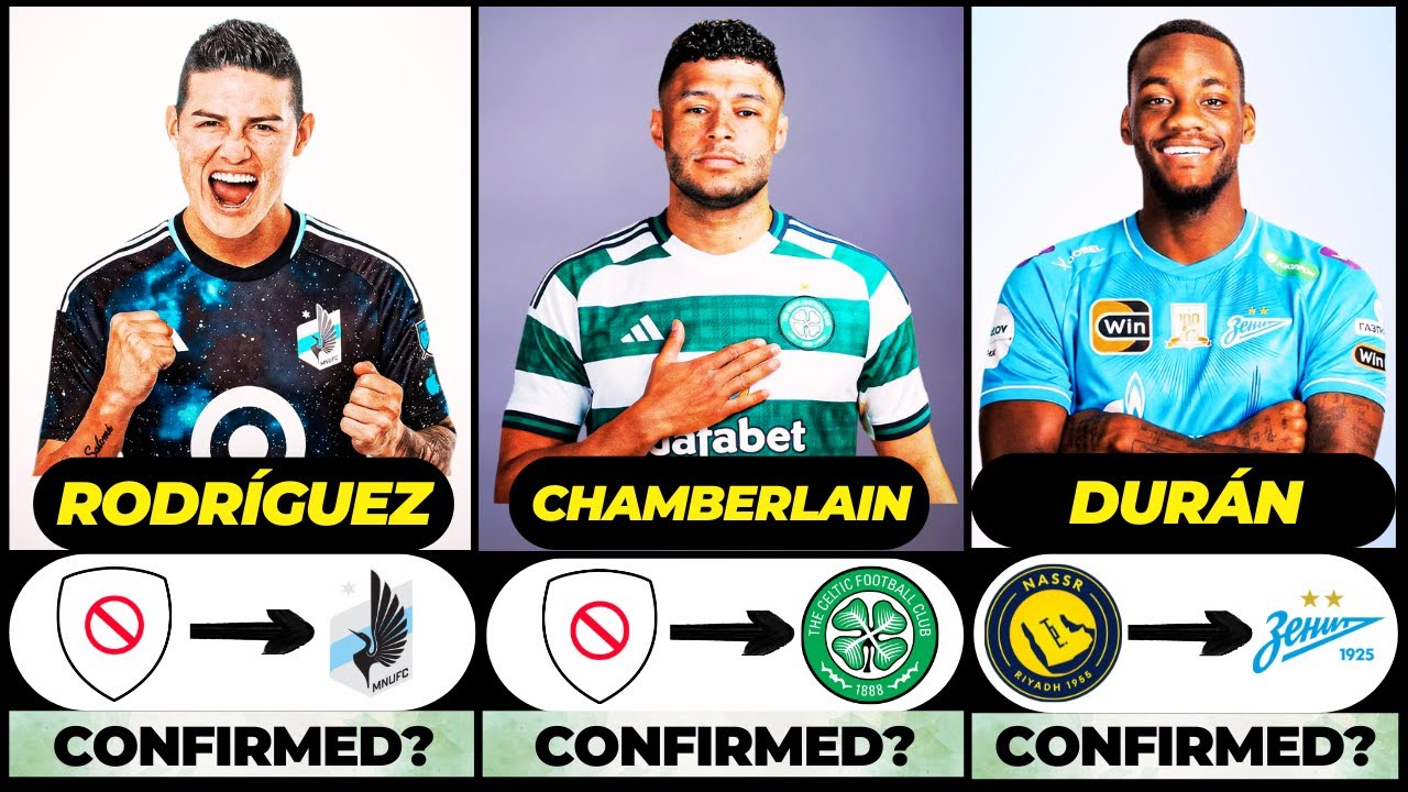 🚨 NEW CONFIRMED TRANSFERS & RUMOURS! 🚨🔥 ft. Chamberlain, Rodriguez, Duran... etc