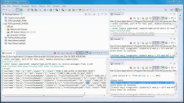 3 parties Diffie-Hellman Key Exchange (DHKE) + Peer-to-peer + JAVA (public version)