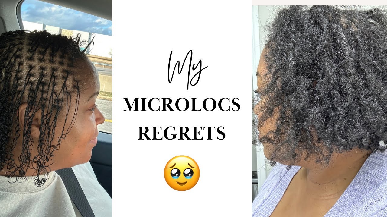 Microlocs Regrets | Тонкие волосы низкой плотности