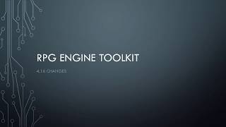 Famous RPG Engine Toolkit Changes 4.16 Profile