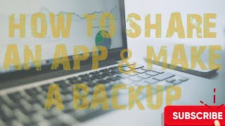 HOW TO SHARE AN ANDROID APP OR MAKE A BACKUP screenshot 5