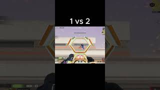 1 vs 2 #bloodstrike