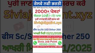 govt job vacancy 2025 | new vacancy 2025 | punjab govt jobs 2025 | sivia job point