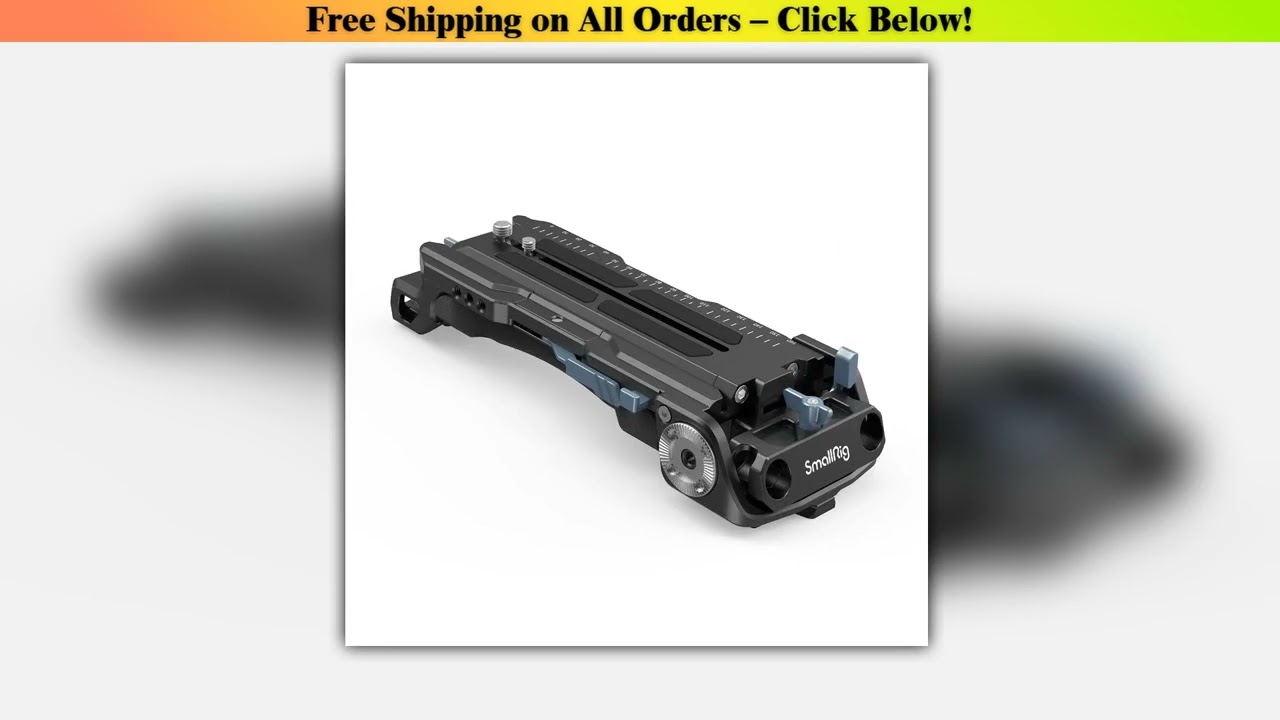 SMALLRIG Quick Release Shoulder Plate for Sony VCT-14 Tripod Adapter with Rosettes Built-in Flat