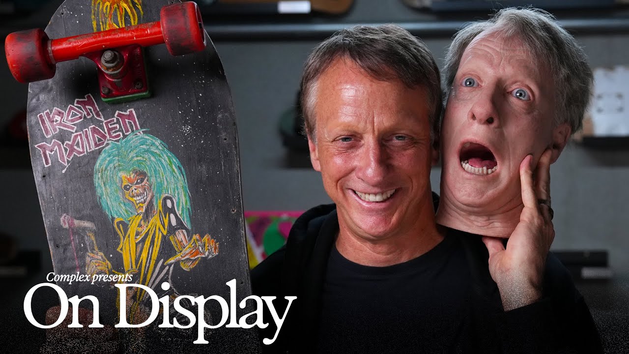 Tony Hawk mostra a sua Skateboard Colecção de skates emblemáticos