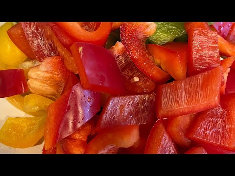 Beef mixed Carrots and bellpappers #asmr