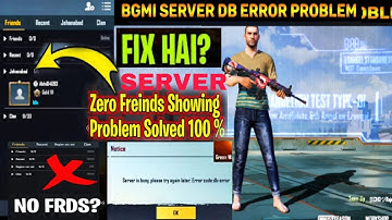 😱 सब Unfriend हो गये 😭 BGMI NEW GLITCH PROBLEM SOLVED || ALL FRIENDS REMOVE || ZERO FRIEND SHOW