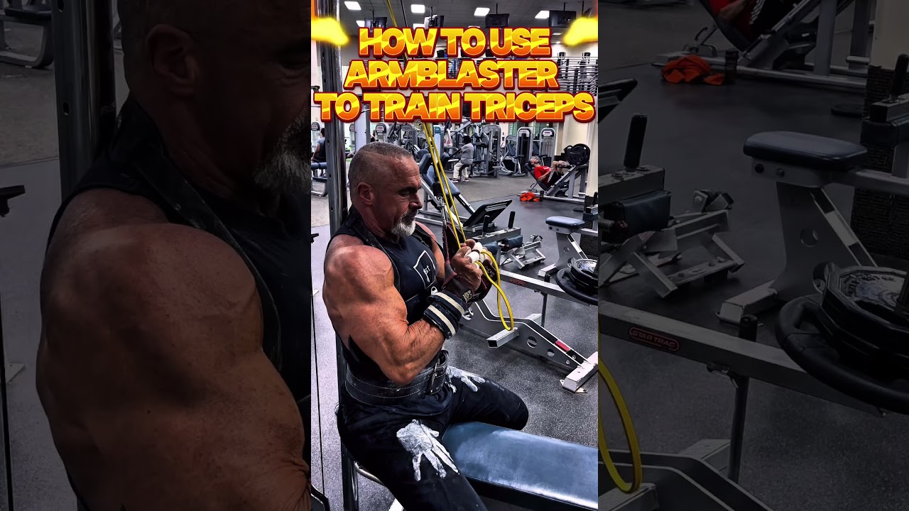 HOW DO YOU USE AN ARMBLASTER TO TRAIN YOUR TRICEPS #ARMBLASTER #triceps #workout #motivation