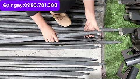 Xà beng thép ray đường tàu vừa to lại chắc khoẻ.. #xabengsieuto