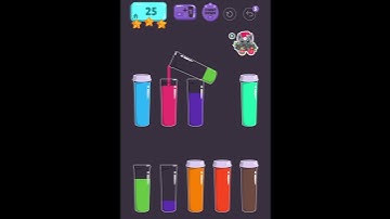 Cups - Water Sort Puzzle Level 25 ⭐️⭐️