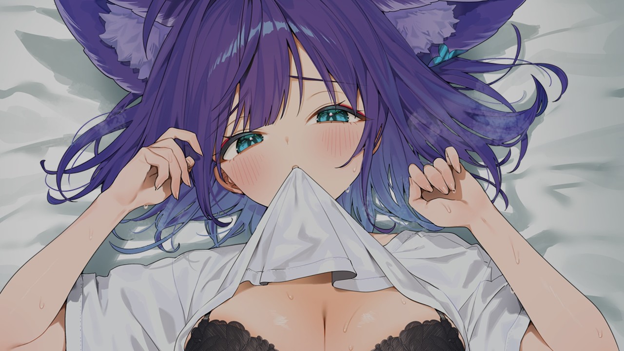 【 ASMR /黒3dio 】最後のASMR♡肩たたき/囁き/オイル/Ear cleaning/oil massage【 新人vtuber /  姫雅夜花香 】