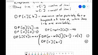 Knapsack - Dynamic Programming Example 3