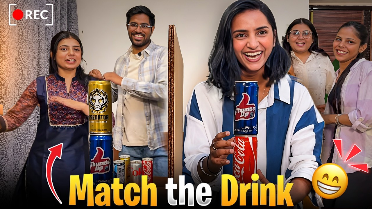 1 Million Special🎉  | Match The Drink Challenge