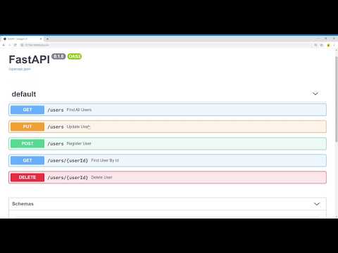 Building a REST API in FastAPI PostgreSQL Users CRUD in 23 Minutes