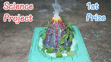 Volcano working model | Best and easy science project 2025 - 2026 