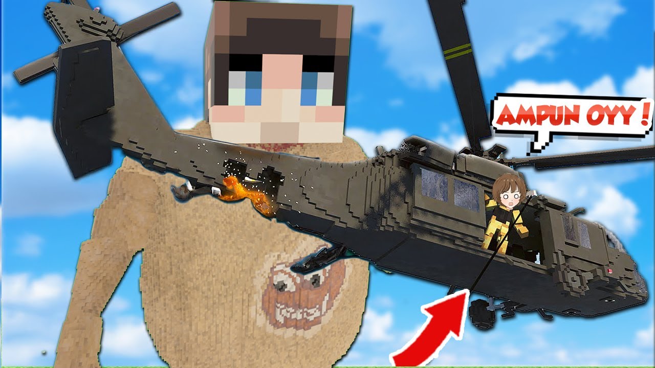 KITA BERMAIN MAIN DENGAN HELIKOPTER PEMBAWA SIAL DI TEARDOWN !!!
