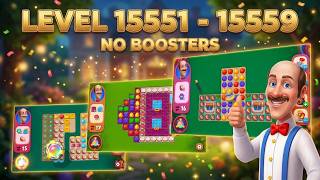 Gardenscapes Levels 15551 - 15559 No Boosters ✅ Super Hard Level Win!