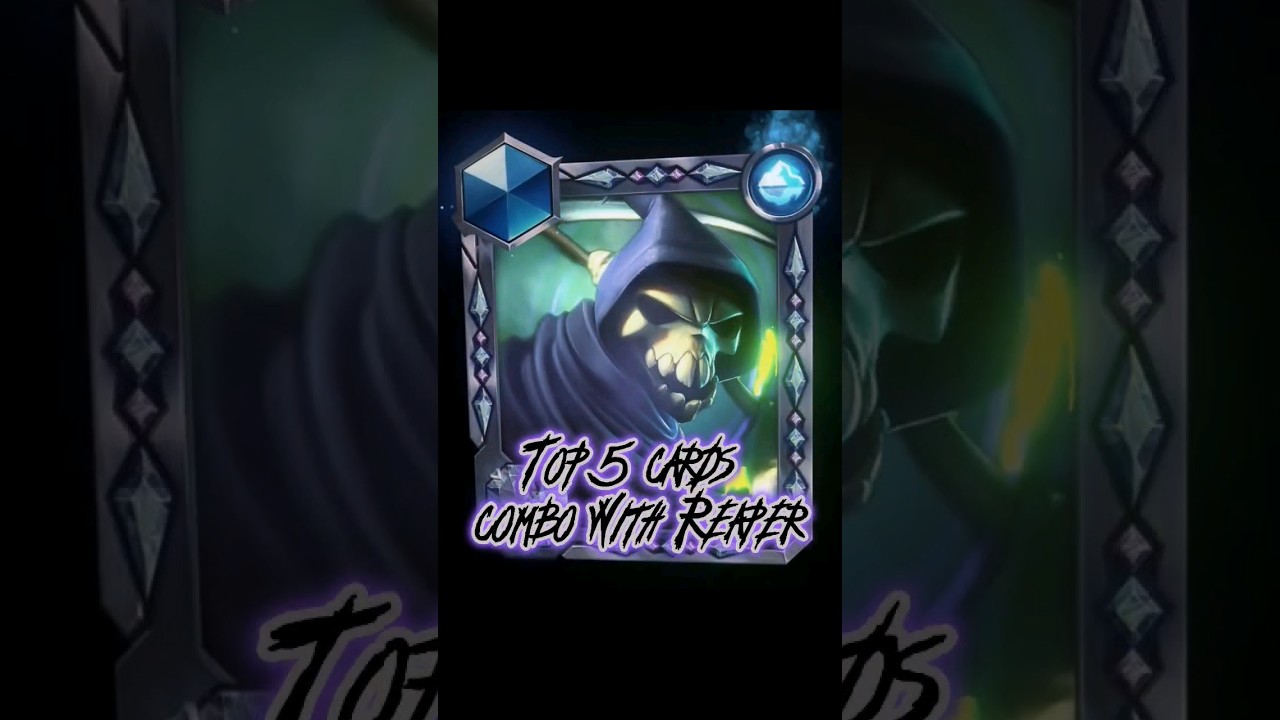 Top 5 cards Combo with Reaper | Castle Crush | 