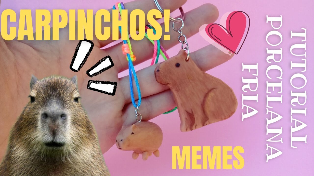 Tutorial porcelana fria CARPINCHOS ♡ Carpinchos en Nordelta 😂 YouTube