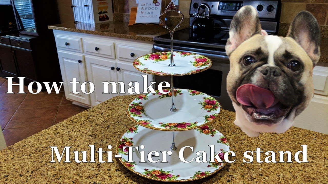 Как сделать подставку для торта «Послеобеденный чай»