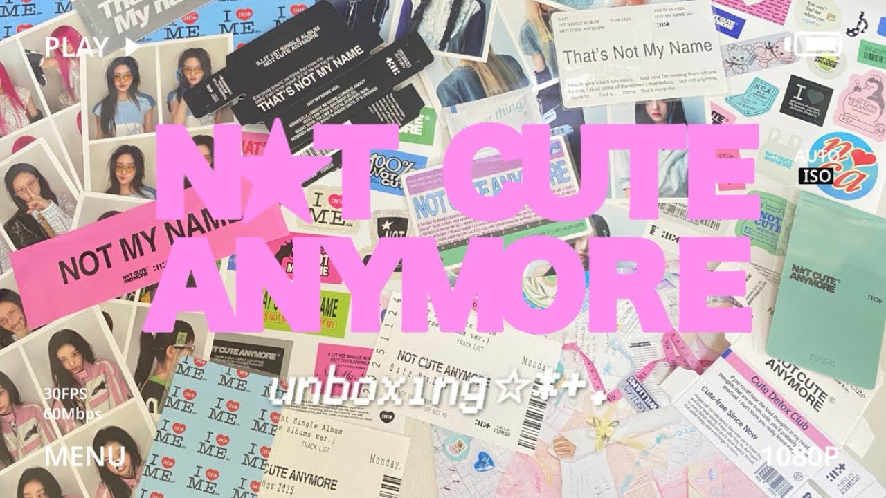 ILLITがカワイイを卒業❔N★T CUTE ANYMORE｜아일릿｜アイリット｜unboxing｜