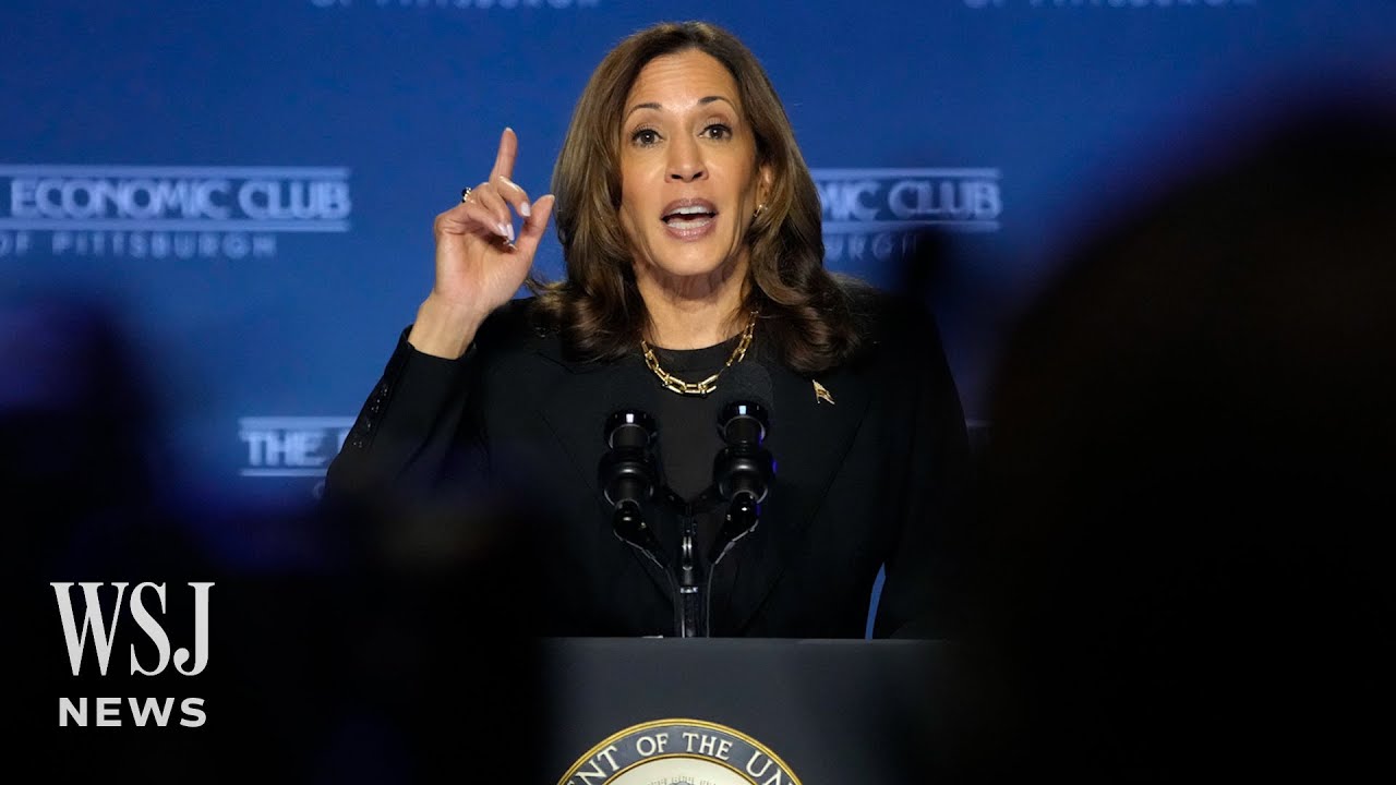 Harris Lays Out Economic Vision to Counter Trump's Tariff Plan | WSJ News