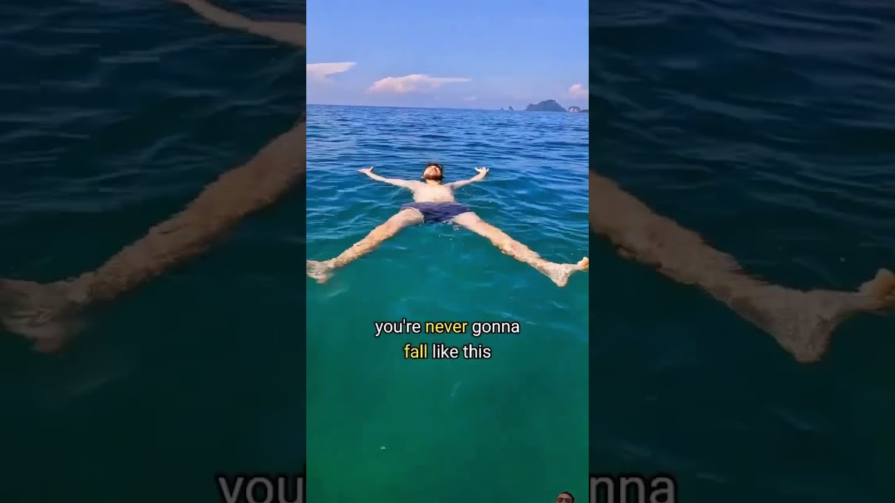 How to float on the back #swimming #floating #back #breathing