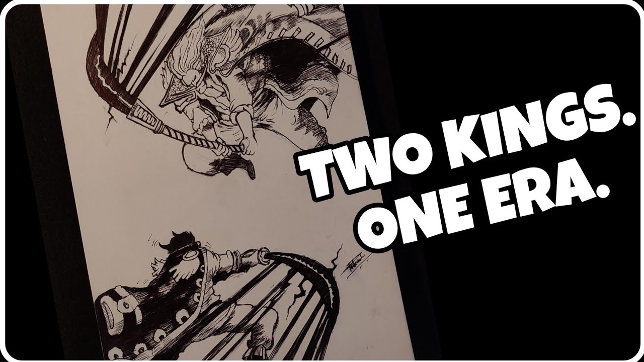 Legendary Rivals Meet | Whitebeard & Gol D. Roger Sketch 🔥