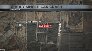 One person killed in single-vehicle accident in Green Valley