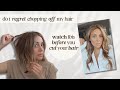 Watch this before you cut your hair
