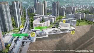 See #CR17 Clementi station - one of two interchange stations on #CRL2! 🚉 #CRL