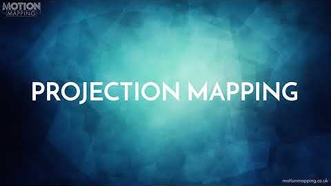 How could you use projection mapping (video mapping)?