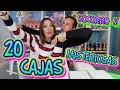 SLIME con 20 CAJAS MISTERIOSAS ! Mystery box slime challenge ! NO TE ABURRAS con Denia y Papi