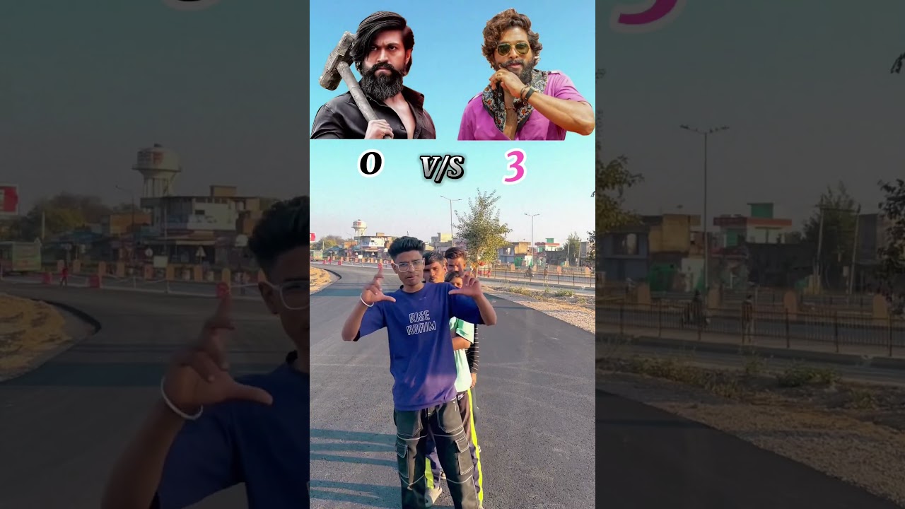 YASH (Rocky) vs ALLU ARJUN (pushpa) voting compitition💪@7bagranaboys 