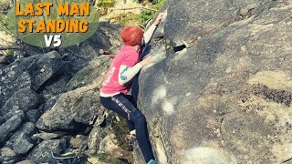 Last Man Standing (V5) | Nanaimo River Bouldering