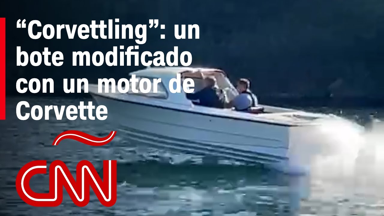 Este ingeniero colocó el motor de un Corvette en un pequeño bote: mira el resultado