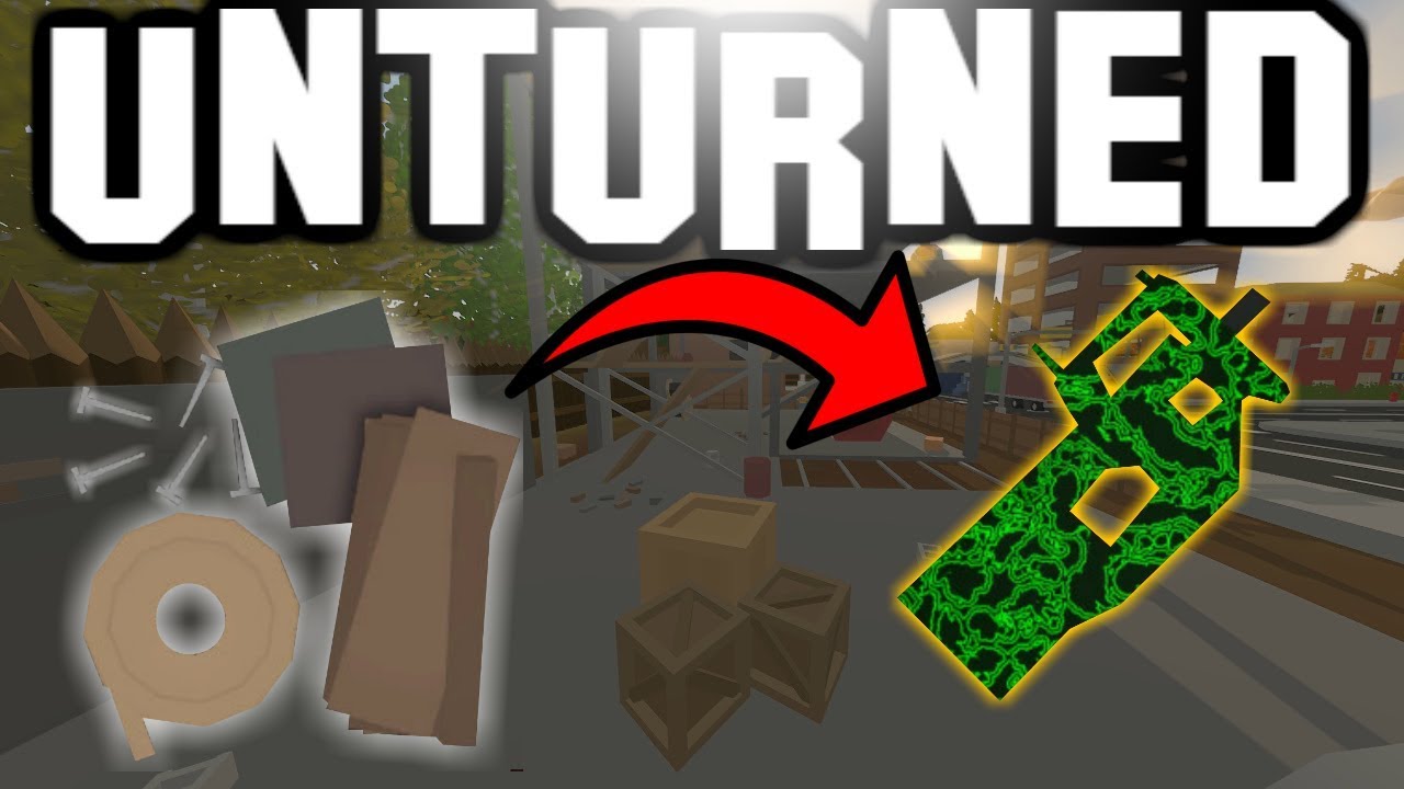 Unturned 3.23.2.0 New Gun & Cosmetic Skin Crafting! YouTube