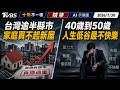 台灣逾半縣市家庭買不起新屋   40歲到50歲人生低谷最不快樂｜十點不一樣 20260730 @TVBSNEWS01