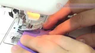 видео Основные способы выполнения швейных петель
