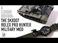 The Seiko SKX007 Legend Reborn - Rolex Submariner Pro Hunter Military Stealth Mod - Watch Review