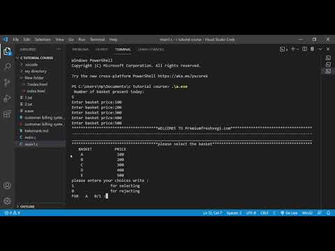 (c project) customer billing system