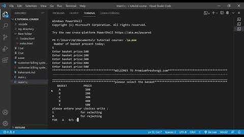 (c project) customer billing system